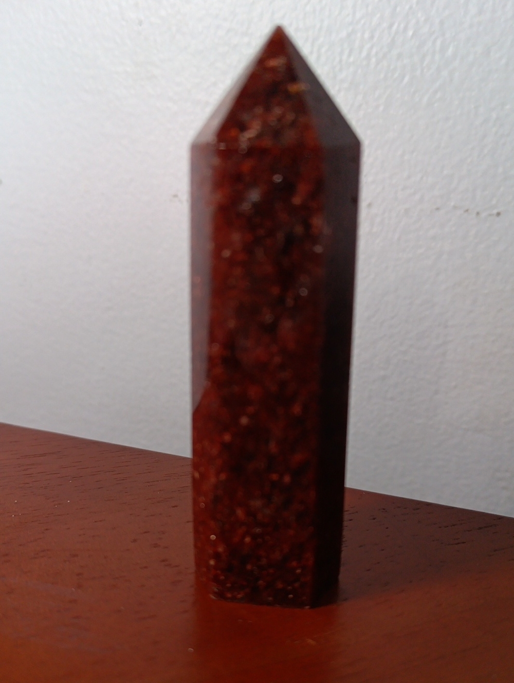 Red Strawberry Quartz Crystal Tower